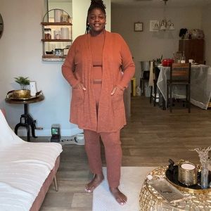 NY &Co 3 piece Camel Colored lounge Set